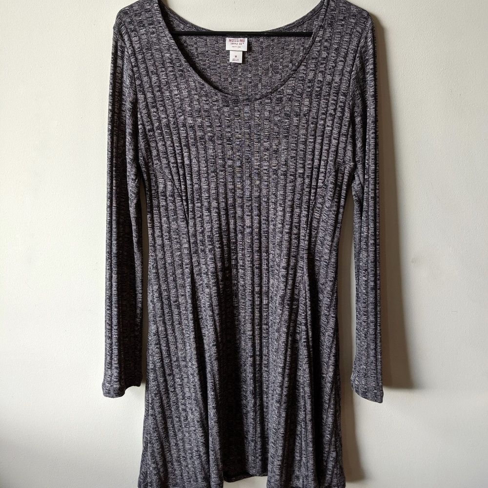 Target Mossimo Long Sleeve Grey Dress